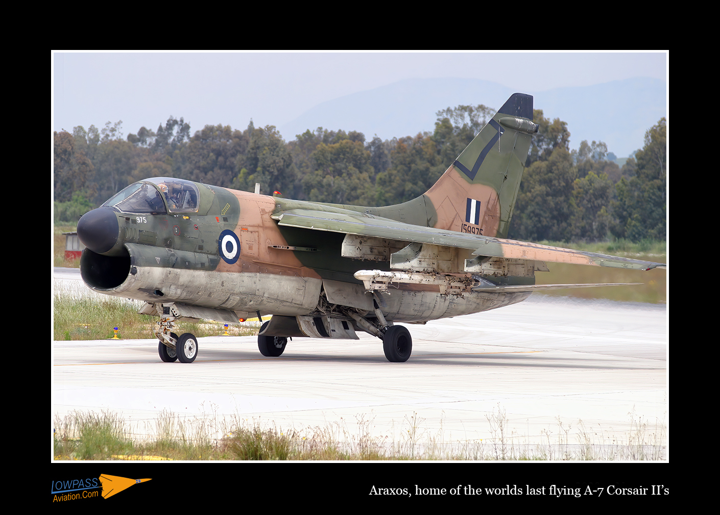 Araxos, home of the worlds last flying A-7 Corsair II's